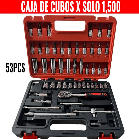 Caja De Herramientas Completa 53 pcs