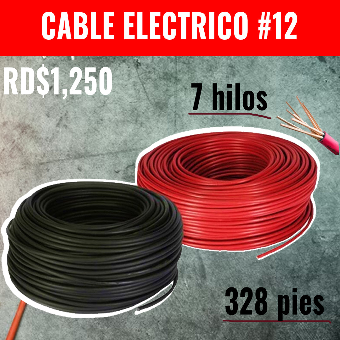 Royo de Alambre Electrico #12