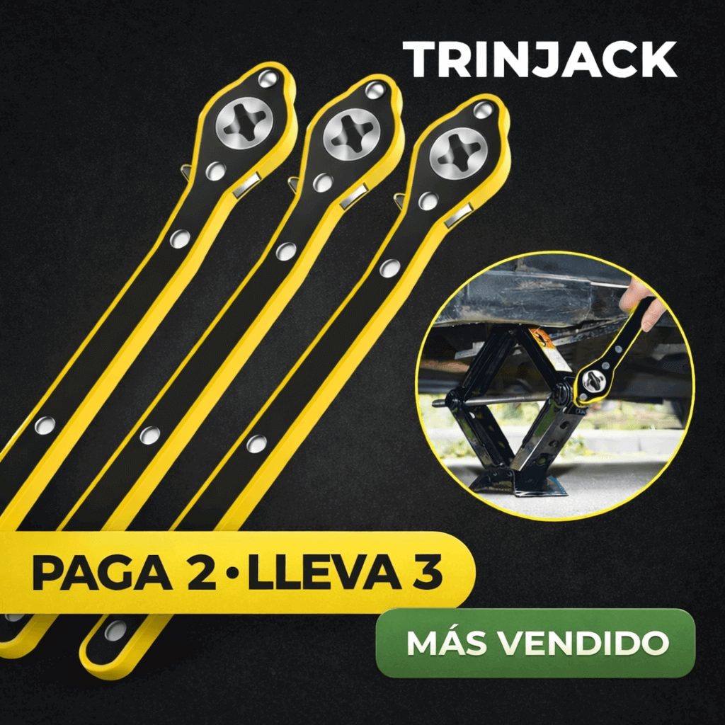 TRINJACK – La llave que hace el trabajo pesado por ti