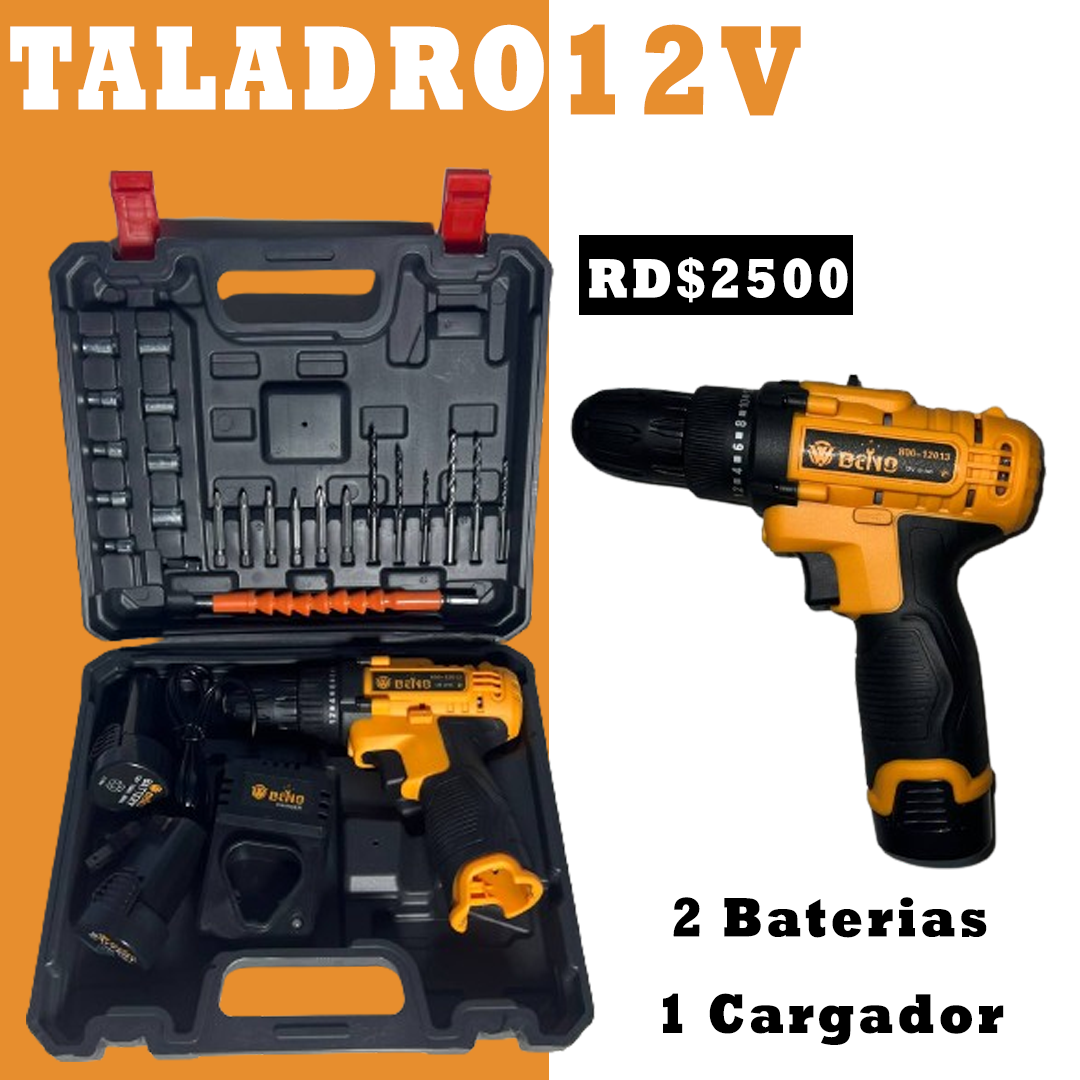 Taladro Recargable 12V Atornillador